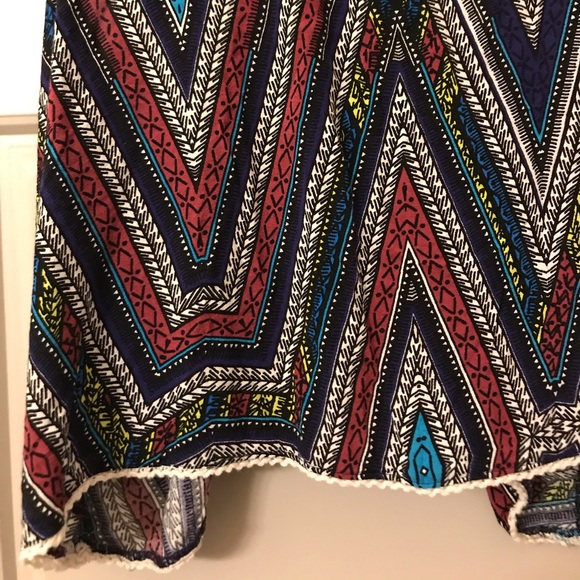 Mossimo Colorful Pattern Crop Top - Picture 2 of 6